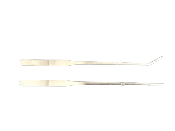 🌿 Pinces droites et courbées en acier inoxydable – 27 et 38 cm - Photo 2/3