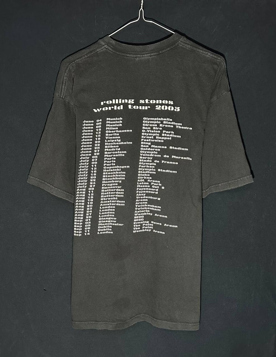 ✫Rolling Stones✫ 2003 ワールドツアー Tシャツ 希少♡専用 Rolling Stones World Tour 2002 2003 cotton T Shirt | eBay