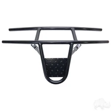 Ezgo RXV Golf Cart RHOX Brush Guard Front Black Powder Coat Steel 2016 & NEWER