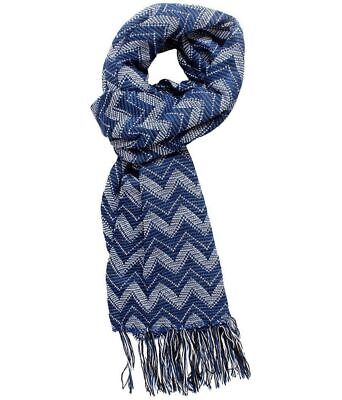 Winter Wear Stylish Stripped Woolen Muffler Scarf Color Blue For Unisex |  eBay