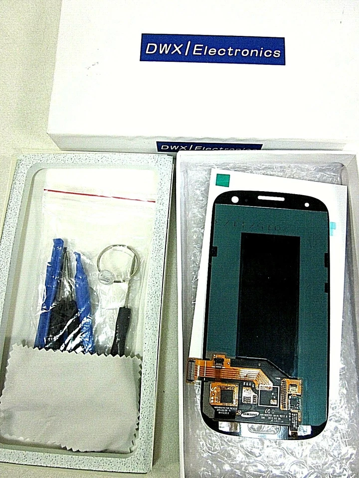 REPUESTO PANTALLA SAMSUNG GALAXY S4 PARA I545/L720/R970 BLANCO CON MARCO-LCD NUEVO Foto 2 de 4