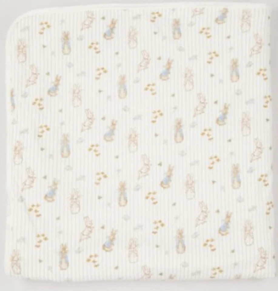 Peter Rabbit And Friends Beatrix potter Baby Cream Soft Blanket - Image 2 of 2