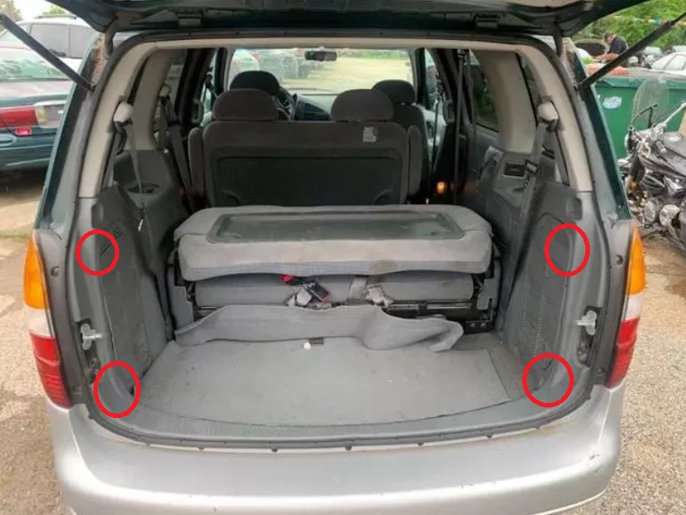 Rede de carga organizadora estilo envelope porta-malas traseiro para Mercury Villager 1995-2002 nova - Imagem 4 de 4