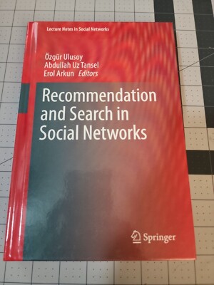 Recommendation and Search in Social Networks by Ulusoy Zg R. (English) Hardcover
