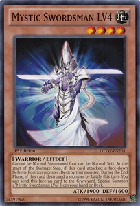Mystic Swordsman LV4 - LCYW-EN201 - Common - Unlimited Edition x3 - Near Mint