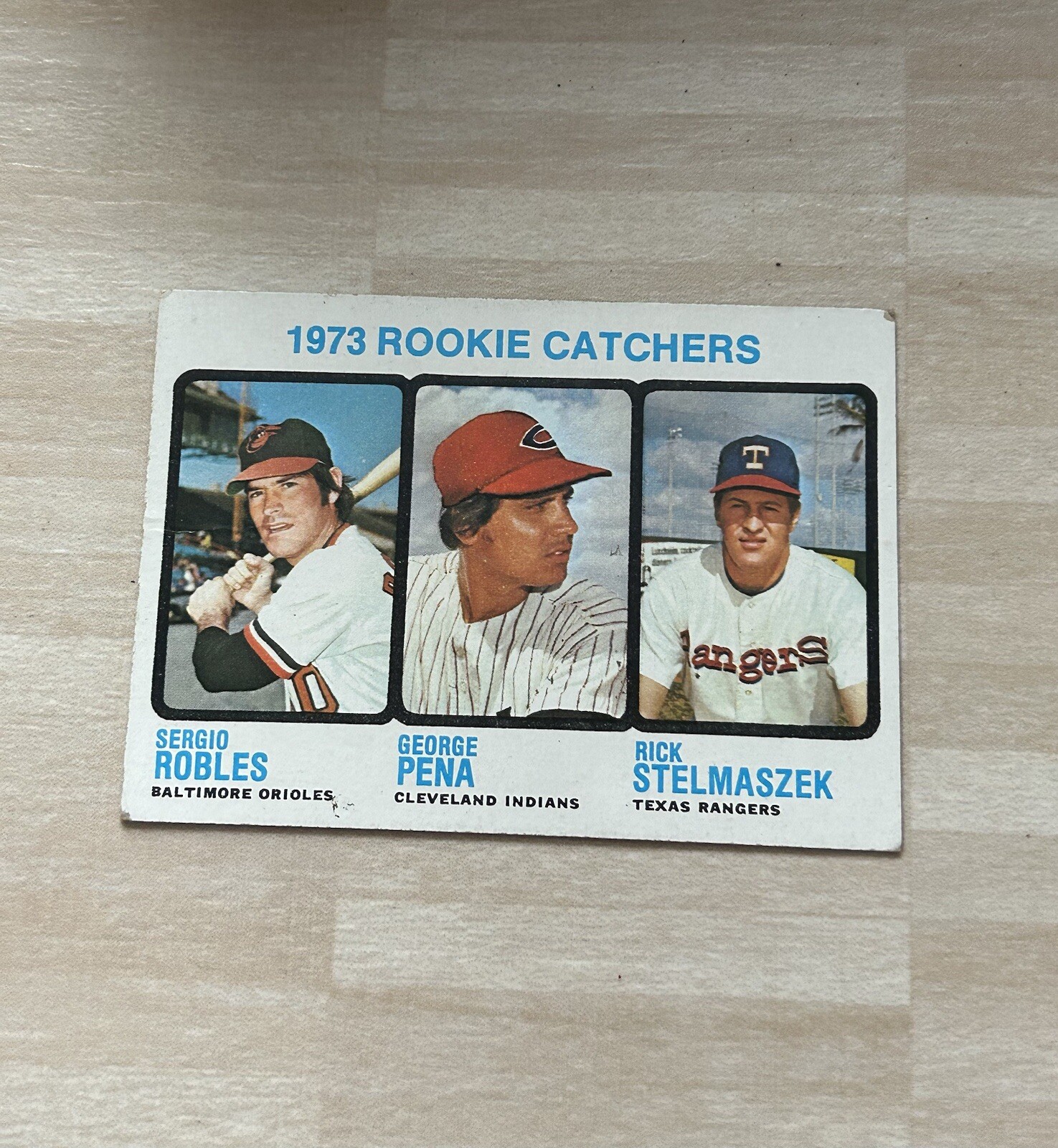 1973 Topps High Number #601 Stelmaszek Robles Pena RC Baseball Card  