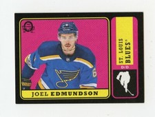 18/19 O-Pee-Chee OPC Retro Black #472 Joel Edmundson 078/100 Blues