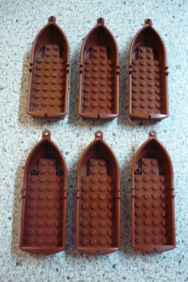 6x LEGO - Boot - Ruderboot - unbespielt - Privat
