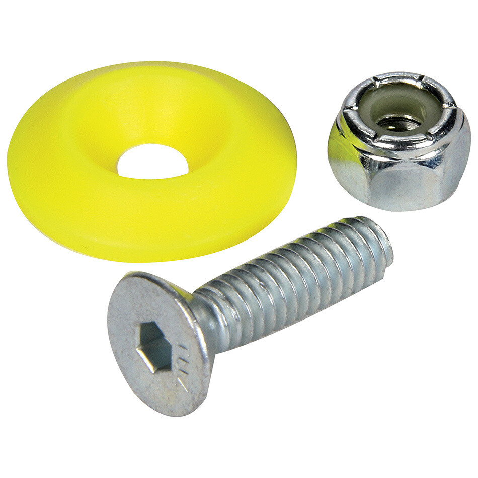 Allstar Countersunk Bolt Kit Fluorescent Yellow 50pk Allstar Countersunk Bolt Kit Fluorescent Yellow 50pk