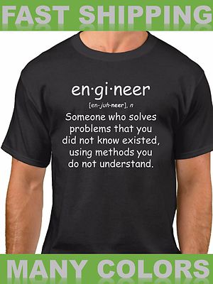 Engineer T Shirt Quote Tee Funny Engineering Student T-Shirt Christmas Gift Idea