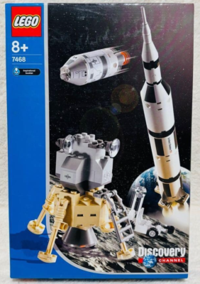 Lego Discovery Channel 7468 Saturn V Space Rocket Sealed Nasa