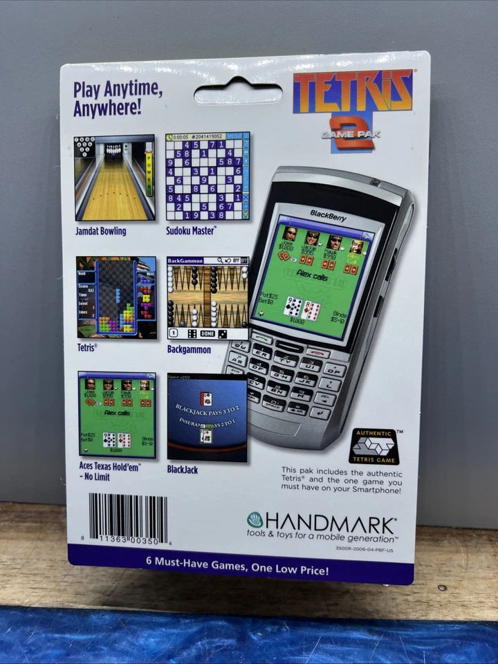 Vintage Tetris Game Pak 2 BlackBerry OS Devices & Windows Mobile Pocket PCs New - Image 4 of 4