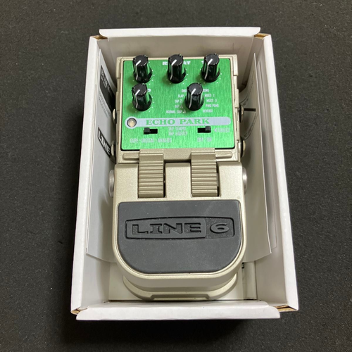 LINE6 ECHOPARK Delay Effects Pedal digital delay green w/box Working - 第 1/3 張圖片