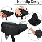 Comfortable Bike Seat Cushion Soft Gel Extra Wide Road Cycling Breathable USA***