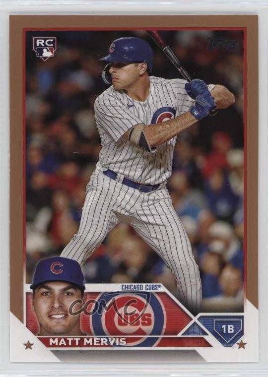 2023 Topps Update Gold 563/2023 Matt Mervis #US42 Rookie RC 0t2