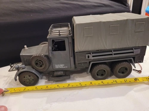 GERMAN MILITARY CARGO TRUCK HASBRO INDIANA JONES 1:18 GI JOE RAIDERS LOST ARK