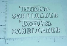 Tonka 1961/62 Sandloader Sticker Pair TK-052