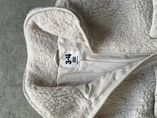 Cotton On Kids Fluffy Jacket Size 3/4 - Picture 3 of 3