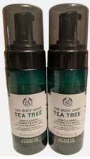 2 The Body Shop Tea Tree Skin Clearing Foaming Cleanser 5 oz. New Two Pack