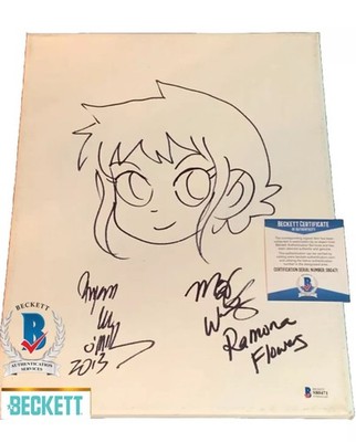 BRYAN LEE O’MALLEY SIGNED SCOTT PILGRIM SIGNED MARY ELIZABETH WINSTEAD ...