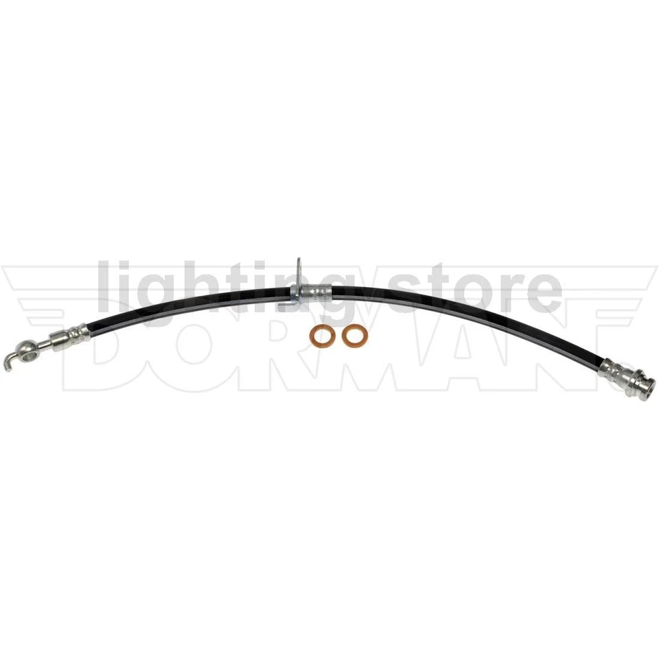 Linha de freio hidráulica de freio dianteiro traseiro 4 compatível com 2007 Lincoln MKX - Imagem 3 de 4