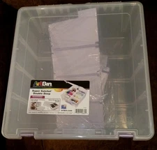 ArtBin Super Satchel Double Deep with 6990JZ Accessory Tray 15"X14"X6"