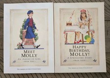 Molly An American Girl Books 1 and 4 Meet Molly And Happy Birthday Vintage 1989