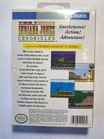 The Young Indiana Jones Chronicles NES  New Factory Sealed Hang Tab Rare!