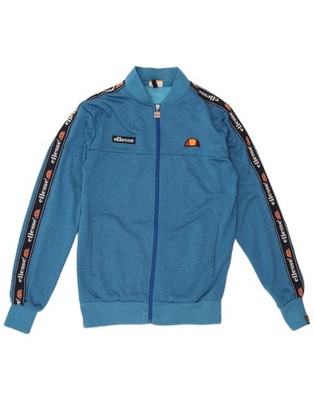 Ellesse Mens Graphic Tracksuit Top Jacket XS Blue Polyester CA07