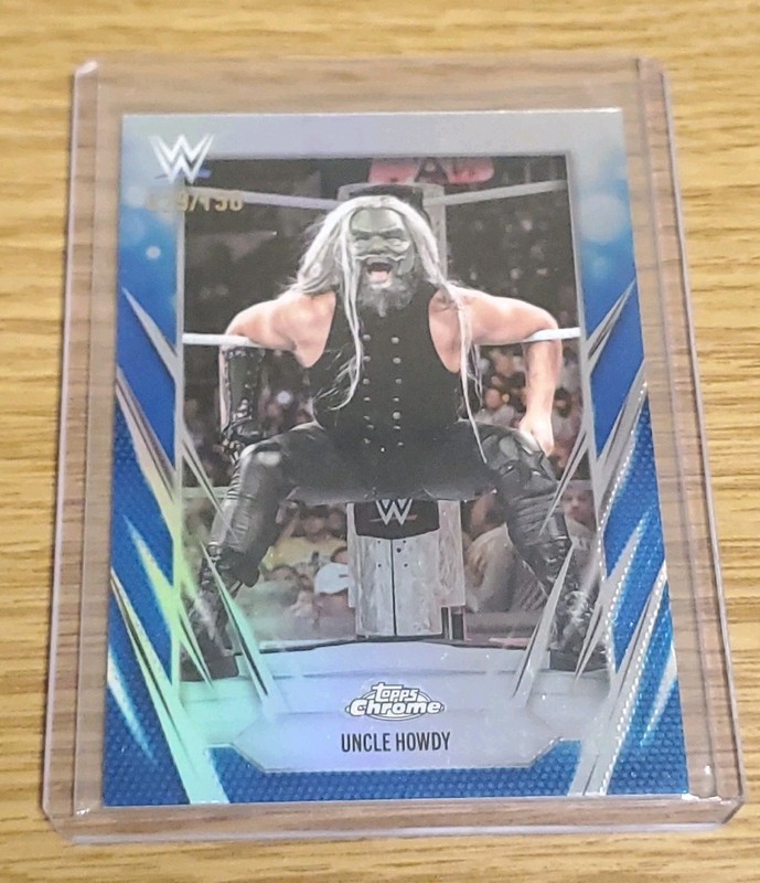  2026 Topps Chrome WWE #13 Uncle Howdy Blue  Refractor 029/150 