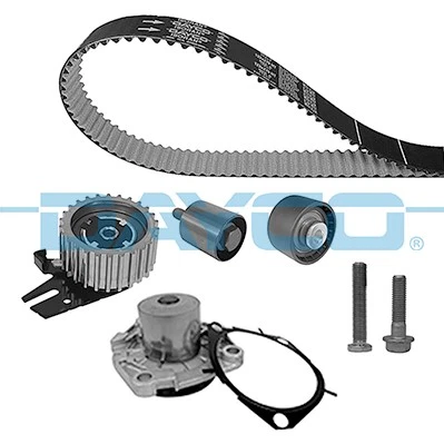 WATER PUMP & TIMING BELT KIT KTBWP11910 FOR ALFA ROMEO 46335692/35975 2.1L 4cyl - Image 2 of 4
