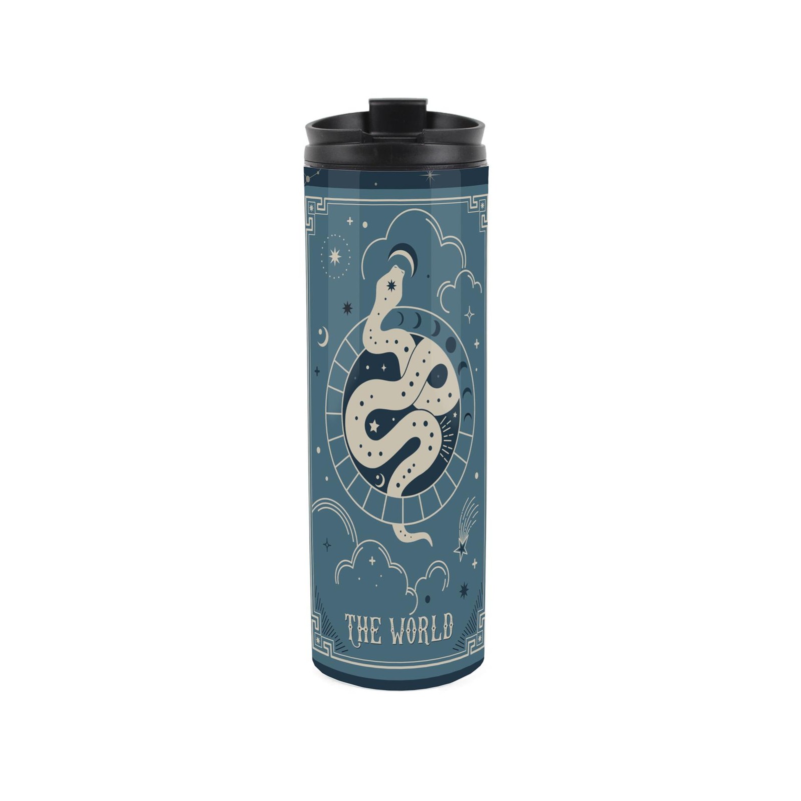 The World Constellation Travel Mug - Reusable Celestial Tarot Card Flask Gift