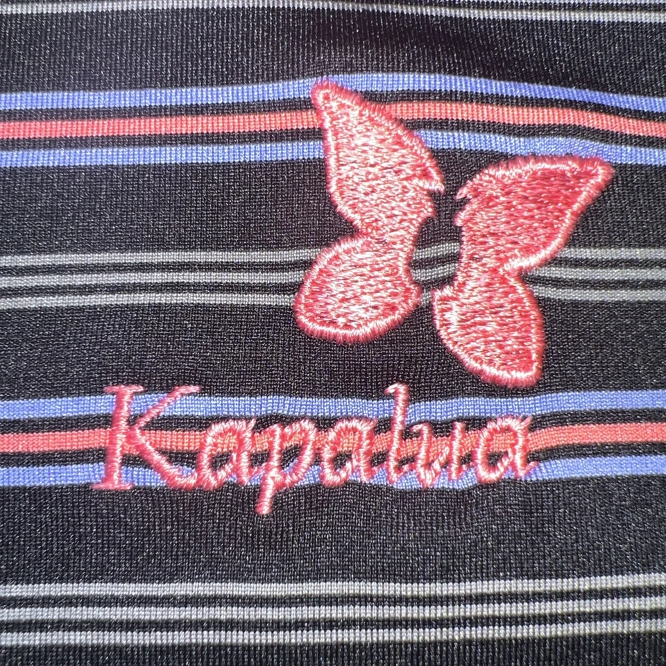 Nuevo sin etiquetas Auténtico Kapalua Country Club Carnoustie Golf Polo XL Rayas Negro Foto 3 de 4
