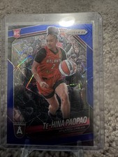 Te-Hina Paopao 2025 Panini Prizm Blue Prizm Rookie Atlanta Dream #61