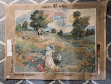 "Promenade Champetre" Needlepoint Canvas Collection de Paris SEG, Made in France
