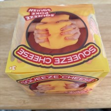 Squeeze Cheese Squishy Fidget Stress Toy NEW NIB Sunny Days Giggle Zone
