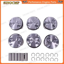 6pcs Pistons Rings Set 10.71 For Bmw E90 E60 E83 128i 328i 528i X1 N52 3.0l