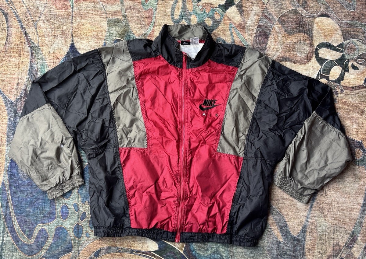 Nike Mens Windbreaker Jacket XL Multicolor 90s Vintage Colorblock 