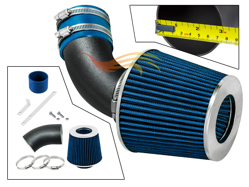 XYZ RW BLUE Short Ram Air Intake Kit+Filter 2000-2005 Toyota RAV4 2.0L 2.4L L4