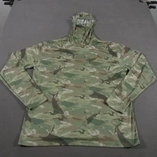Aftco Hoodie Men L Large Camo Long Sleeve Fishing Performance SPF Ninja