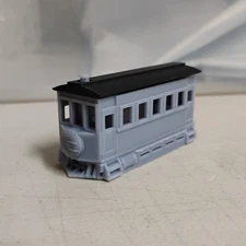 HOn30 18ft STEAM PASSENGER TRAM kit for Kato 11-109 chassis. RESIN 3D Print.