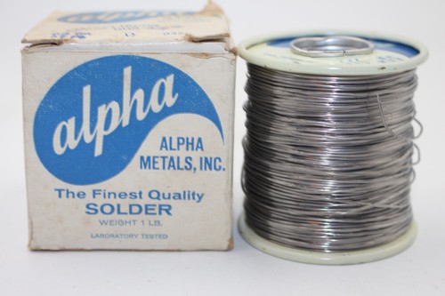 Alpha Metals Reliacor II Solder QQ-S-571  15.5oz Sn63 / Pb37 0.32" Dia.