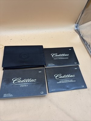2012 Cadillac CTS/CTS-V Owner's Manual Sedan, Coupe, and Sport Wagon With Case