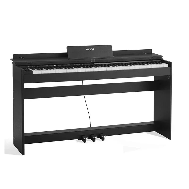 Piano 88 touches lestées gain de place avec stand pour débutant adulte