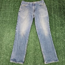 Carhartt FR Blue Jeans Mens 36x34 Loose Fit Flame Resistant Denim HRC 2 NFPA