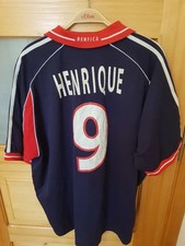 2000 - 2001 SL Benfica, Away Football Shirt by Adidas, #9 Henrique, Size XL