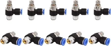 SNS JSC5/32-N03 5/32"Tube OD x 3/8 NPT 90 Degree Control Valve, New, 10 Pack