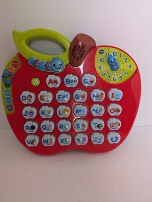 Vtech ABC Apple Learning Educational Toy Preschool Electronic Game TESTED WORKS!