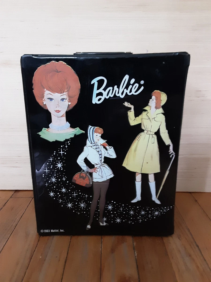 お値下げバービー 1961年 ビンテージ ドールケース 収納ケース黒 Black Barbie Case Indiana Vintage Barbie Cases for sale | eBay