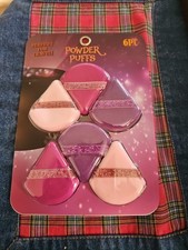 6 Piece Powderpuff Makeup Sponges Perfect For Travel Flawlessly Set Your Makeup